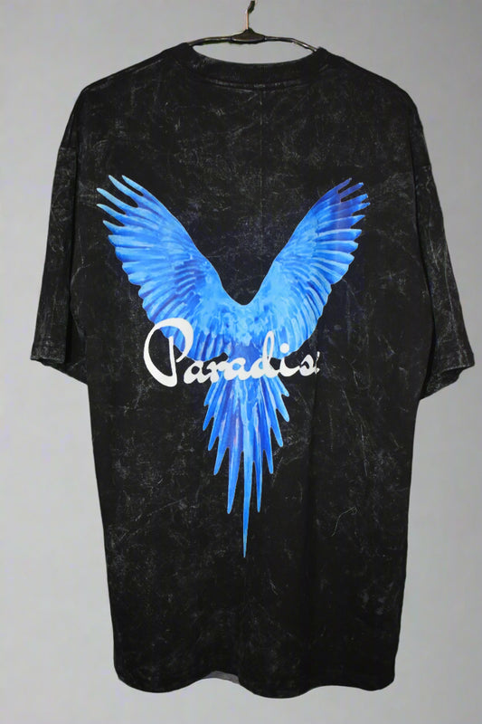 Gesili Paradise Wings Drop shoulder T-Shirt
