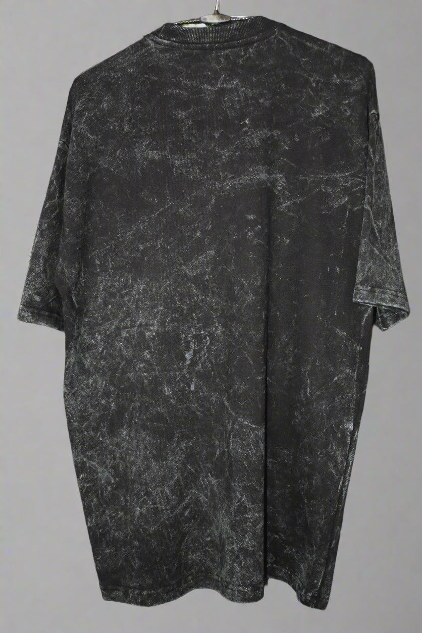 Gesili Distressed Look "Whatever"  Drop shoulder Tee