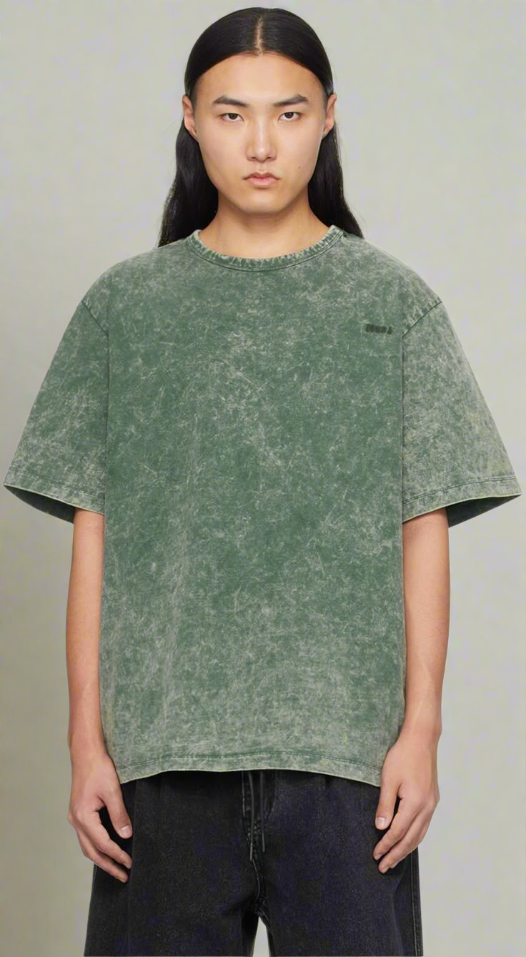 Gesili Sage Green  Drop shoulder T-Shirt